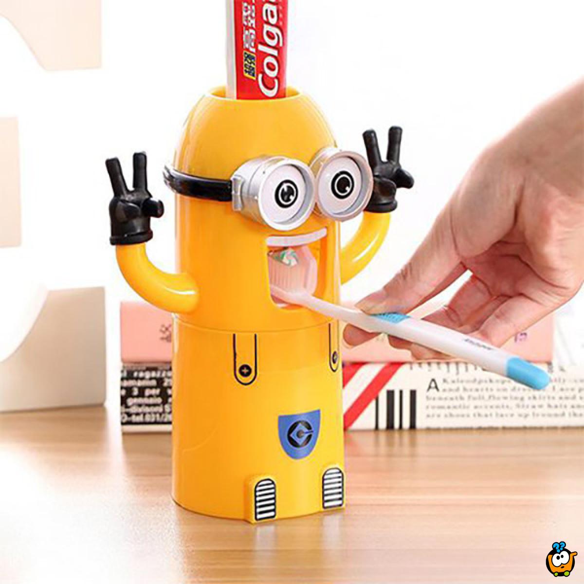 Minion kreativni držač četkica i paste za zube 