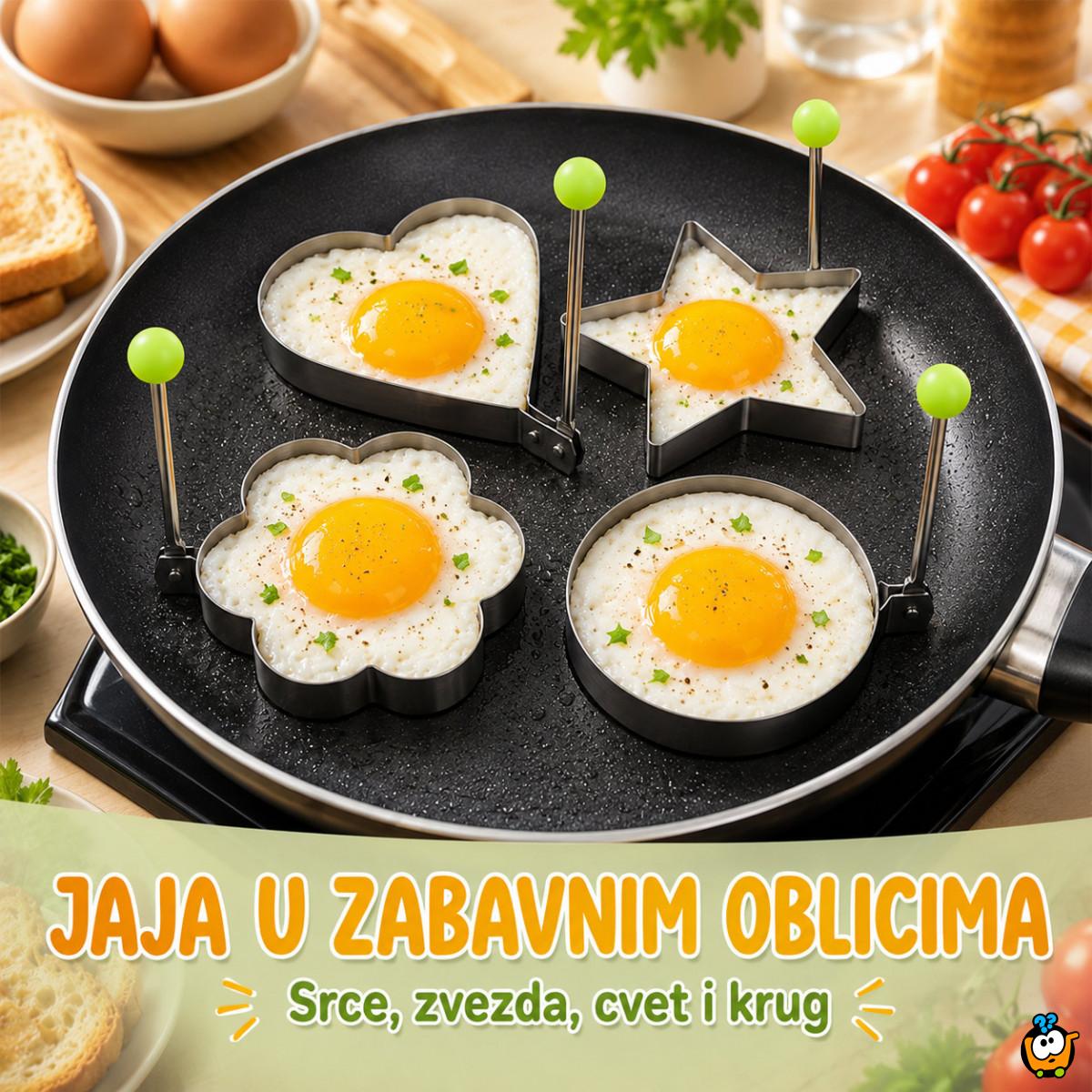 Kreativne modle za jaja – doručak u obliku srca, zvezde i cveta