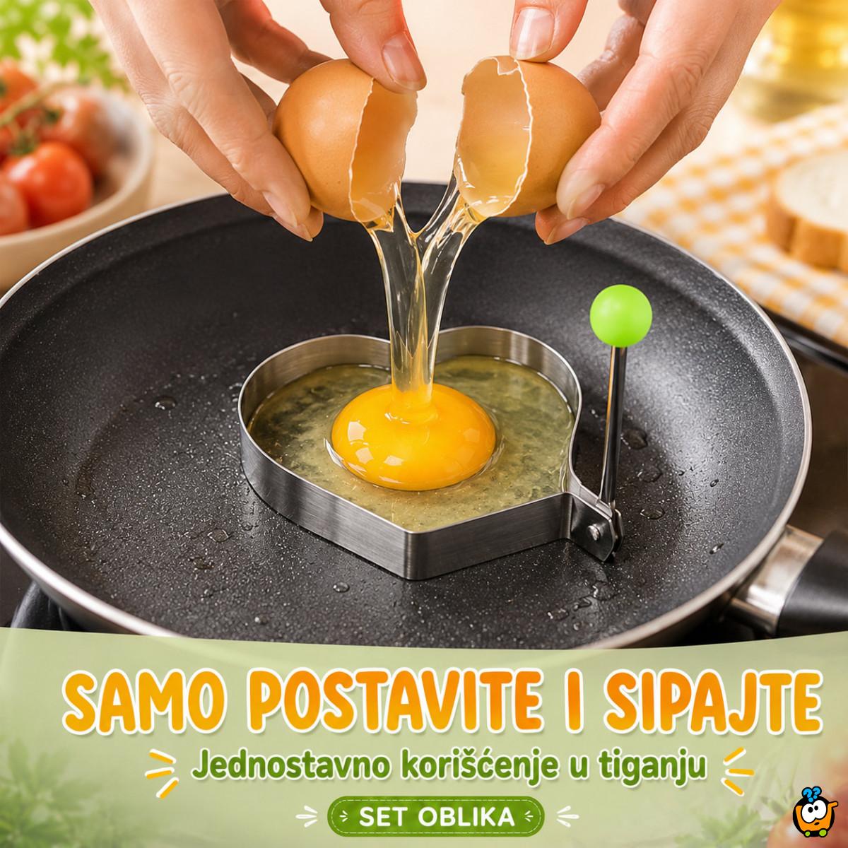 Kreativne modle za jaja – doručak u obliku srca, zvezde i cveta