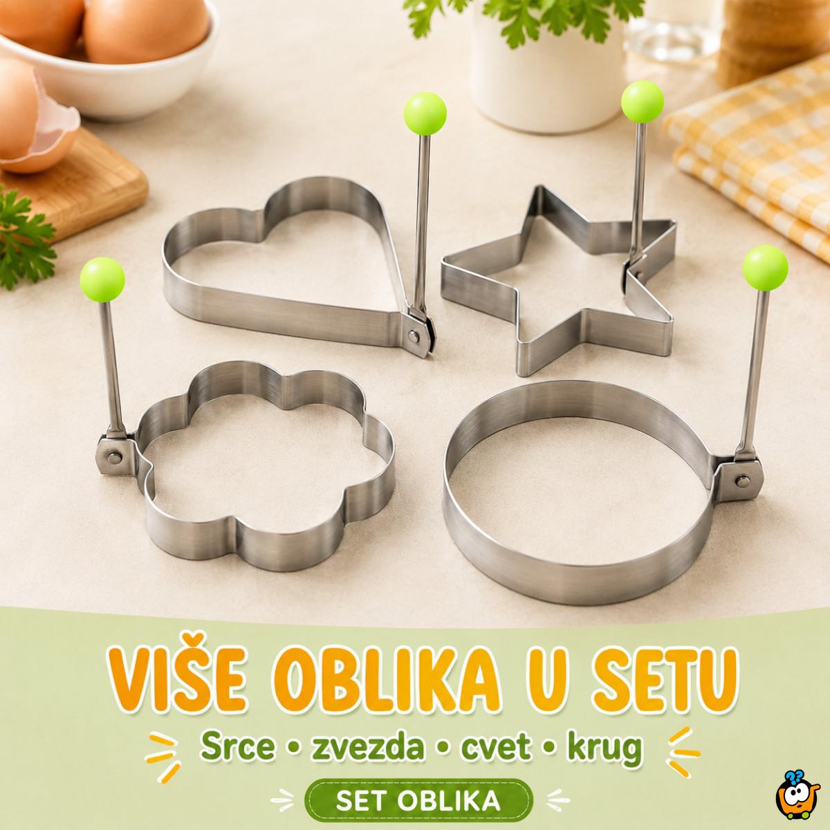 Kreativne modle za jaja – doručak u obliku srca, zvezde i cveta