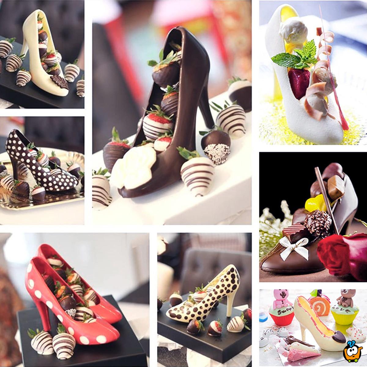 3D Candy Shoe - Modla za pravljenje čokoladnih cipelica