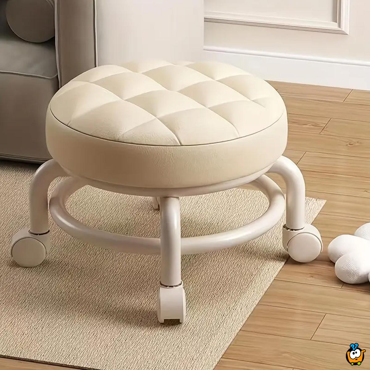 Elegantna mini stolica sa točkićima