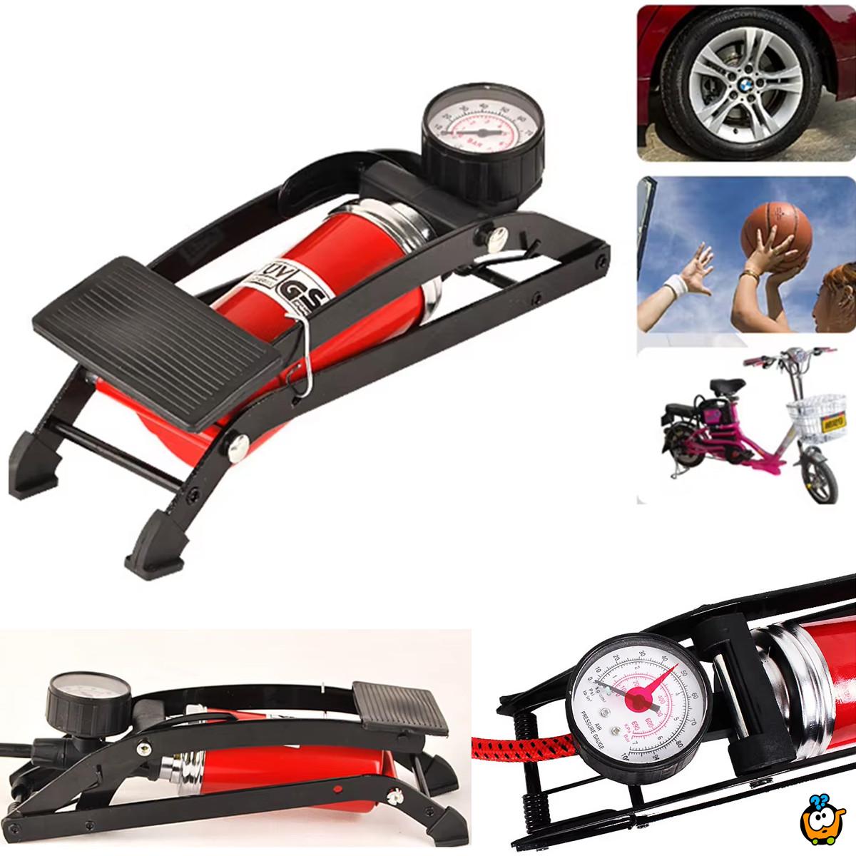 Foot Pump - Nožna pumpa za auto, motocikl i bicikl 