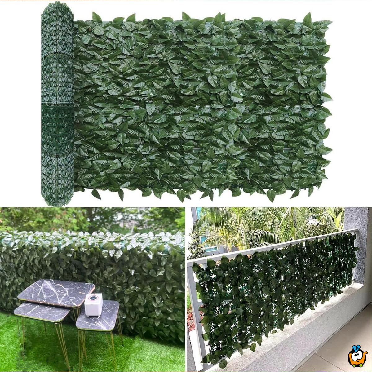 Green Leaf mreža-ograda od veštačkog lišća 100x50 cm