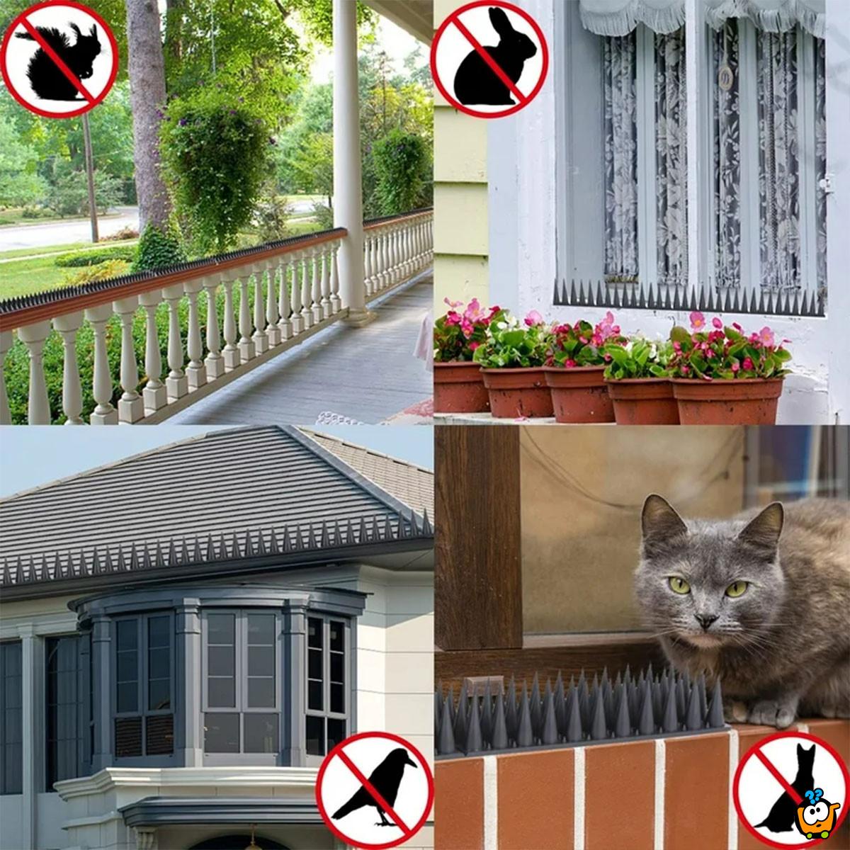 Defender Fence - Ograda sa bodljama za odbijanje ptica - set od 12 kom