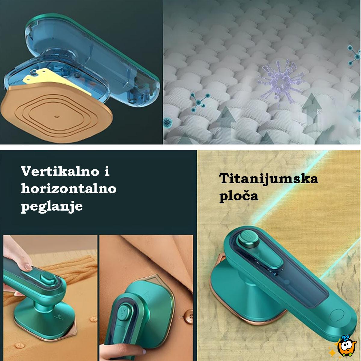 Prenosiva mini pegla za peglanje na pari