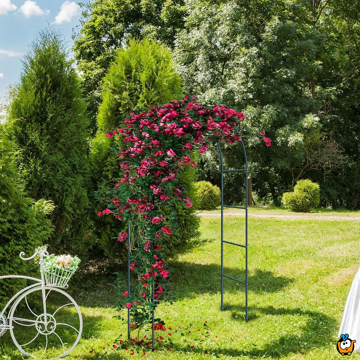 Pergola BLACK - Baštenski luk za ruže i puzavice