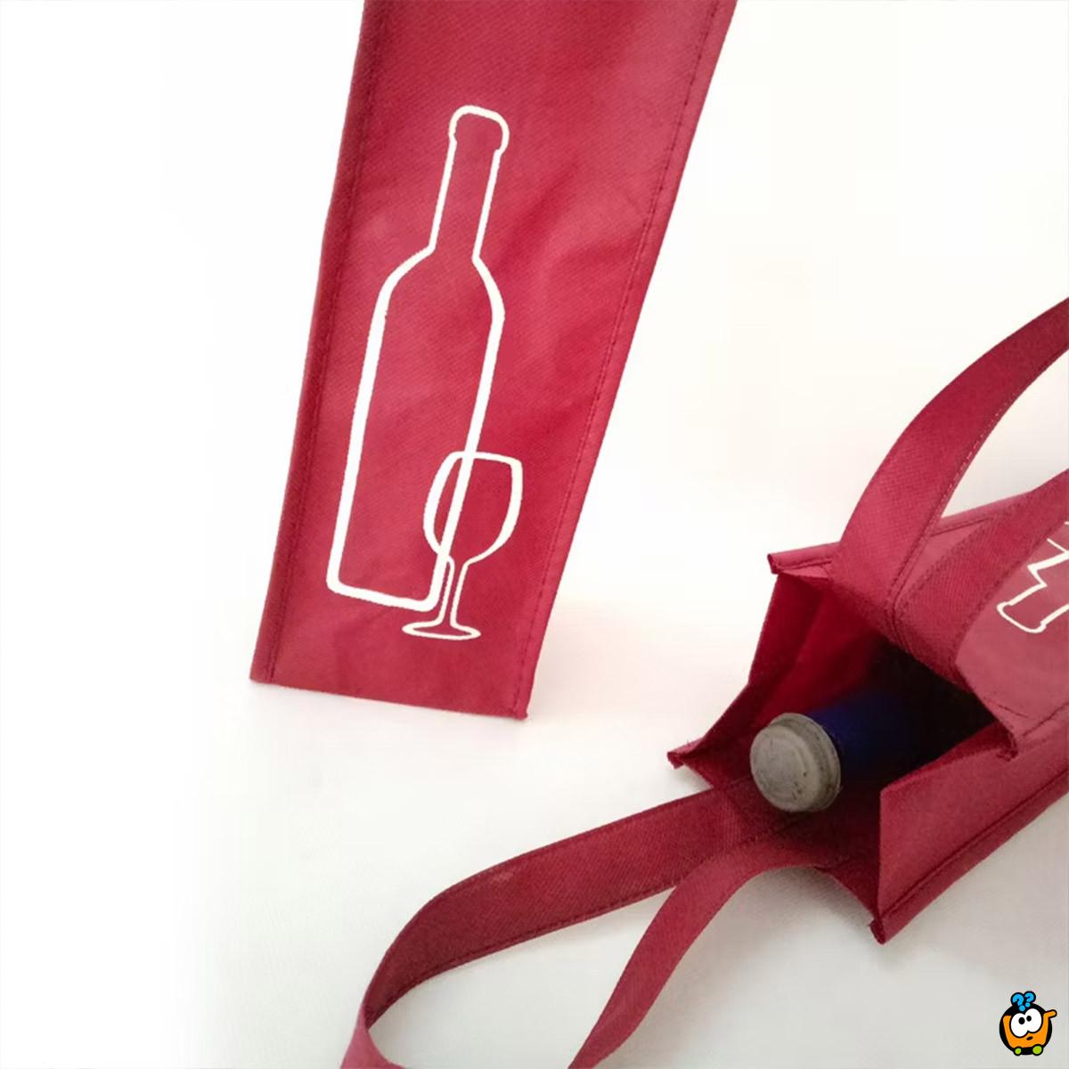 Wine Bag - Platnena kesa za elegantno pakovanje pića