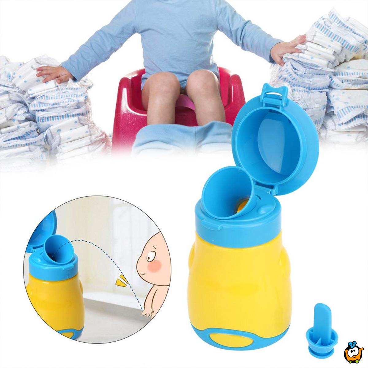 Prenosiva bočica za mokrenje prilikom putovanja