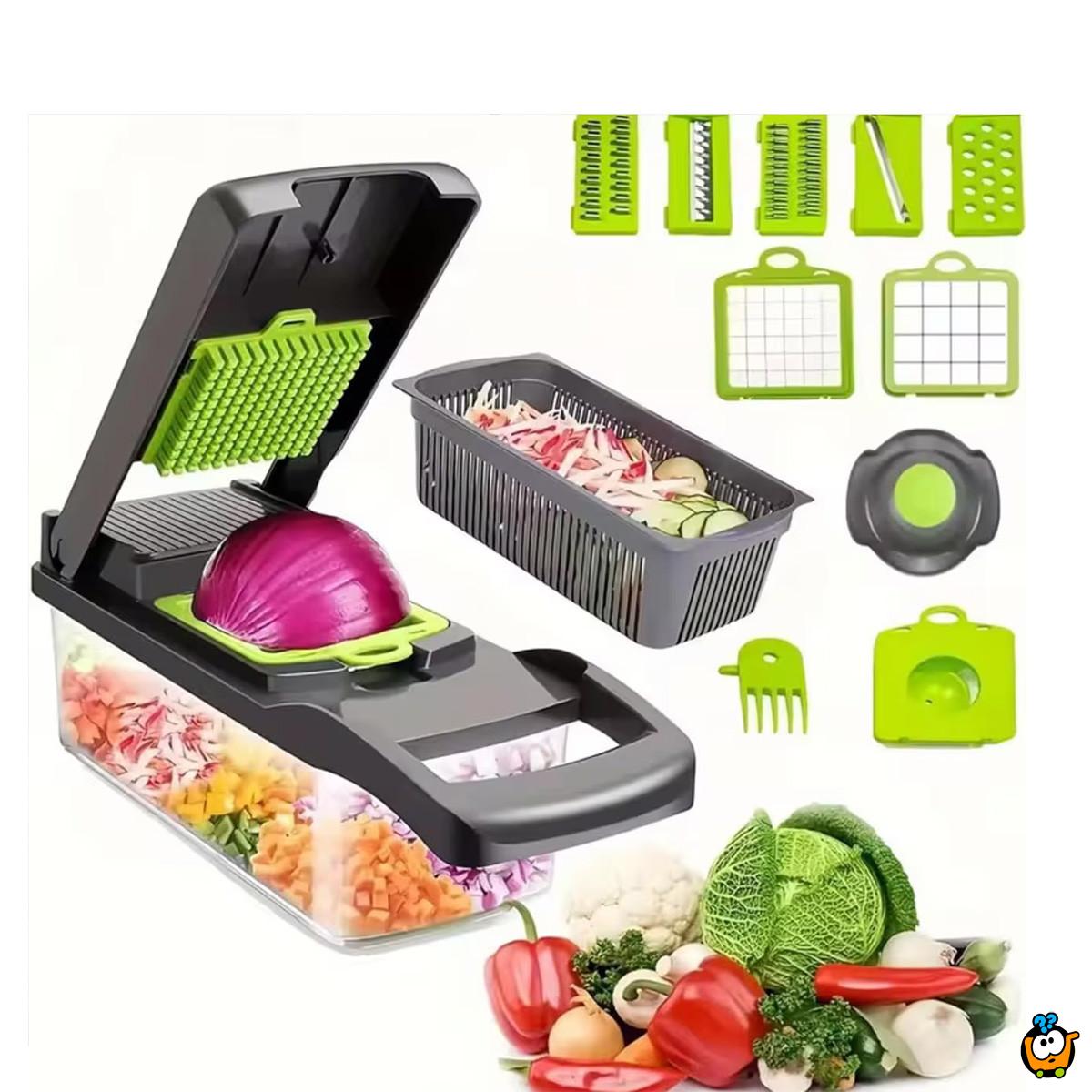 Chopper Pro - Profesionalni secko sa nastavcima i posudom