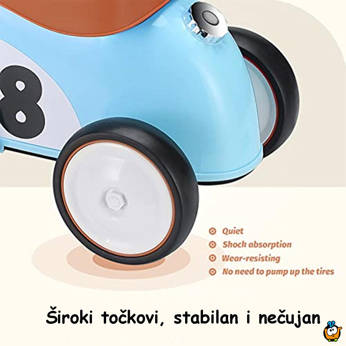 Blue Old Timer – Dečija Old Timer guralica sa pregradom za igračke