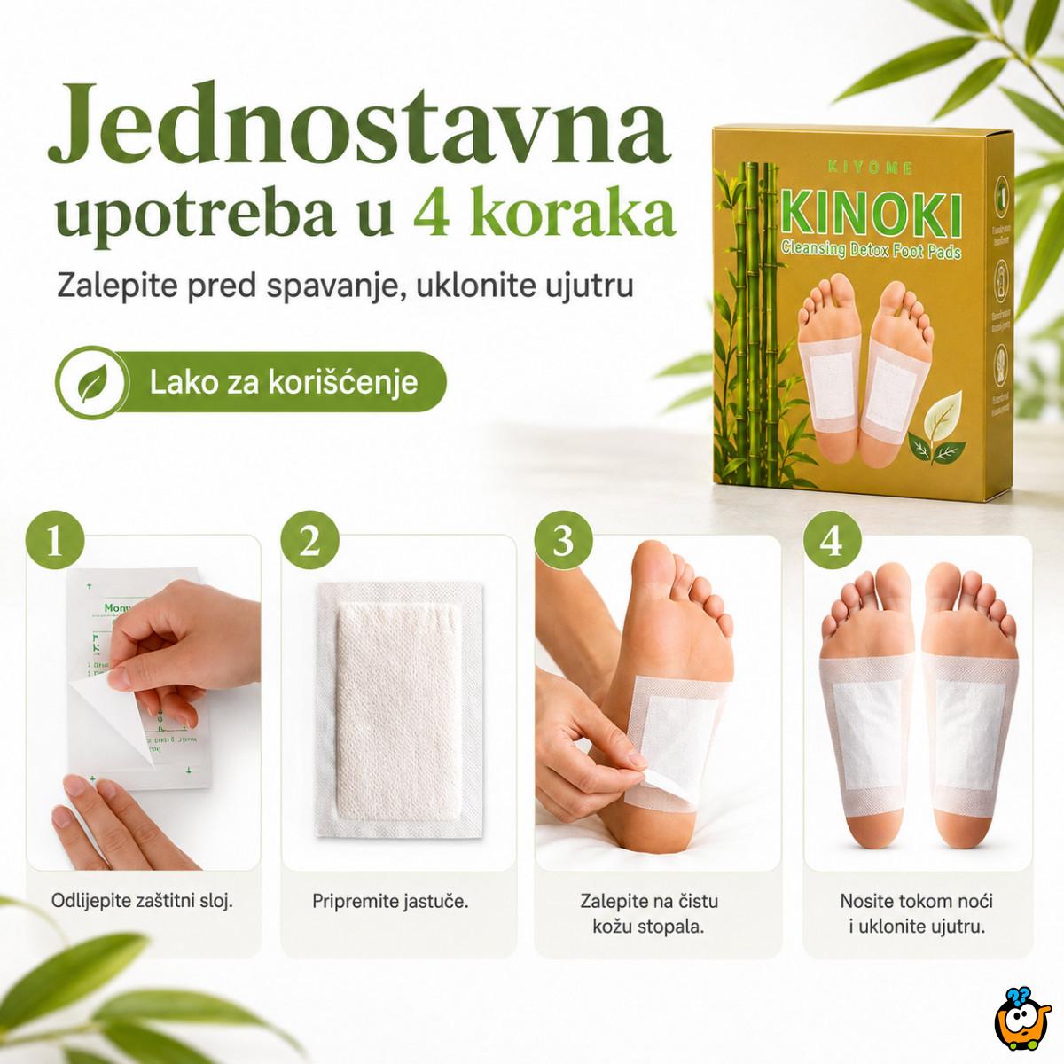 Kinoki flasteri za stopala za opuštanje tokom noći – 10 komada