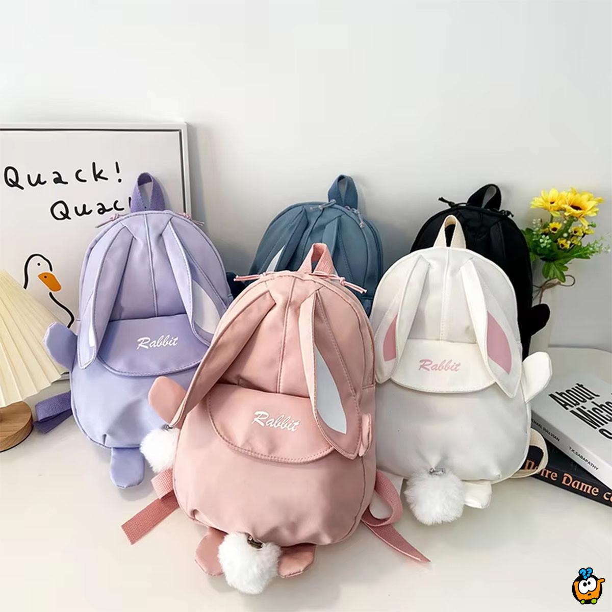 Bunny Backpack - Dečiji ranac sa plišanim repićem