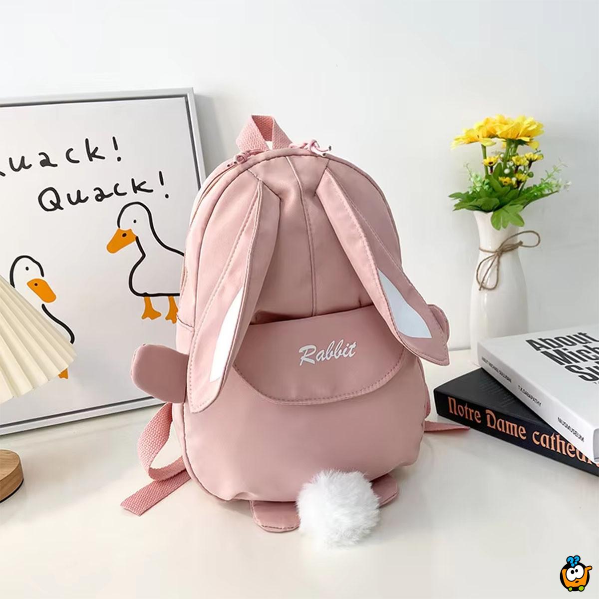 Bunny Backpack - Dečiji ranac sa plišanim repićem