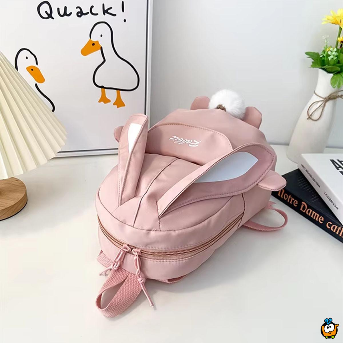 Bunny Backpack - Dečiji ranac sa plišanim repićem