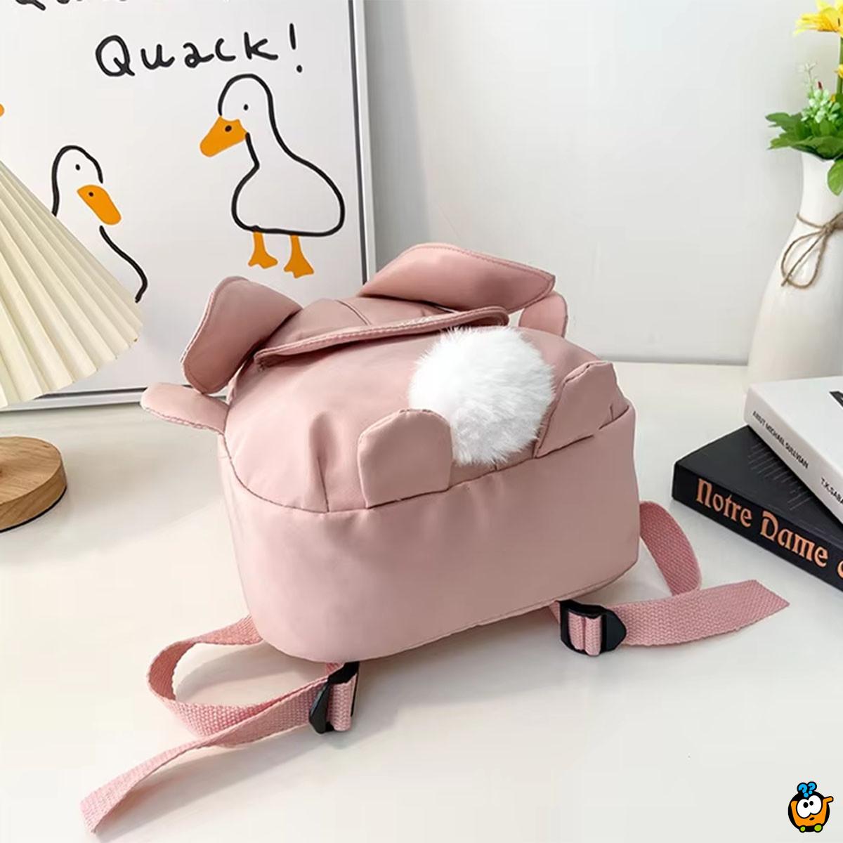Bunny Backpack - Dečiji ranac sa plišanim repićem