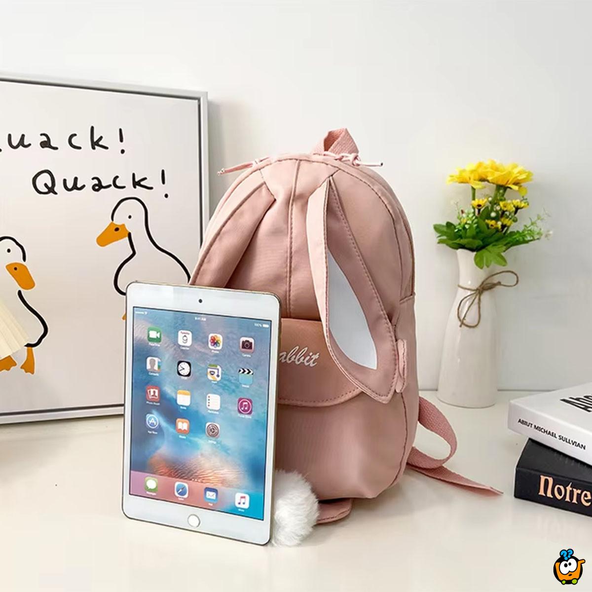 Bunny Backpack - Dečiji ranac sa plišanim repićem