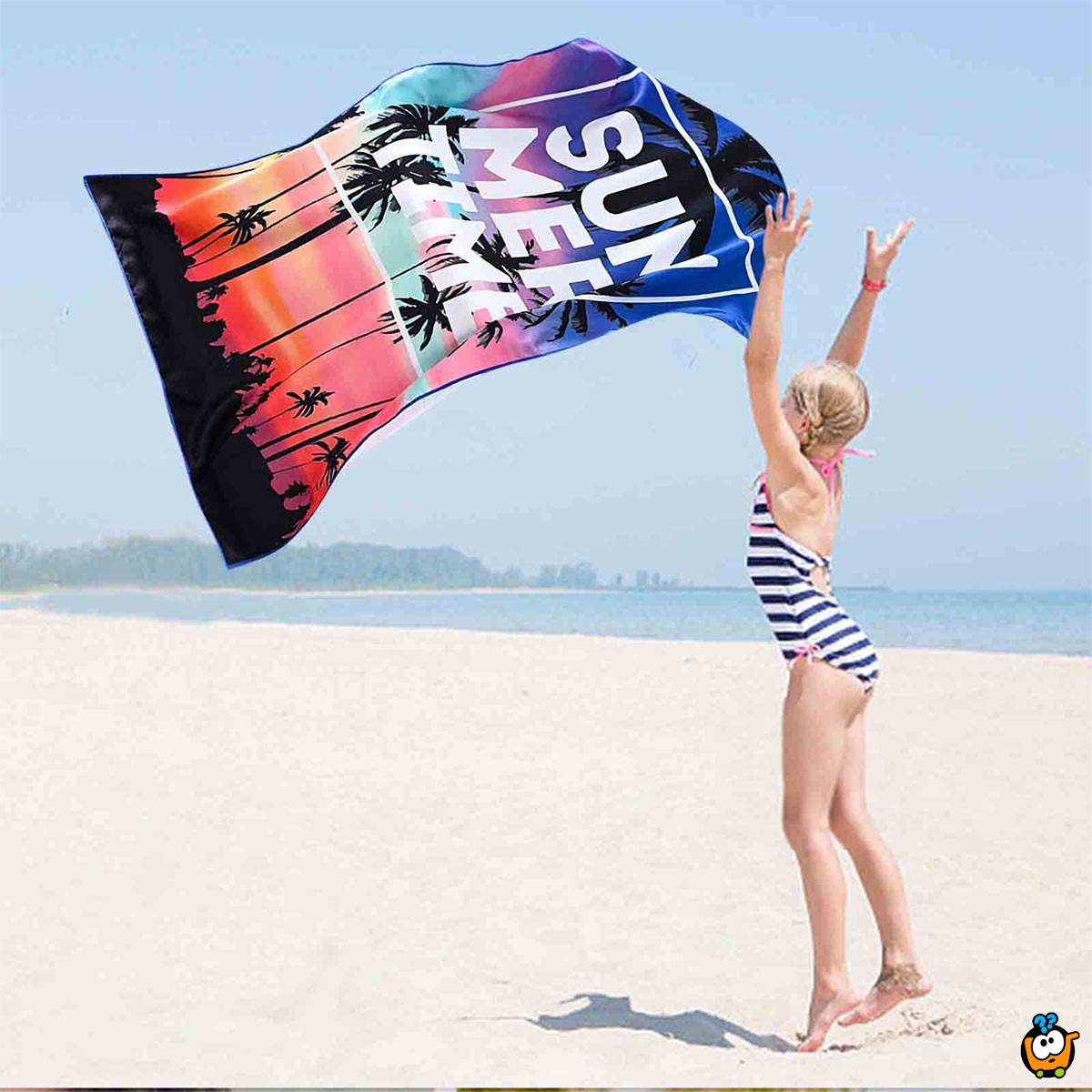 SUMMER TIME - Peškir za plažu 150 x 70cm