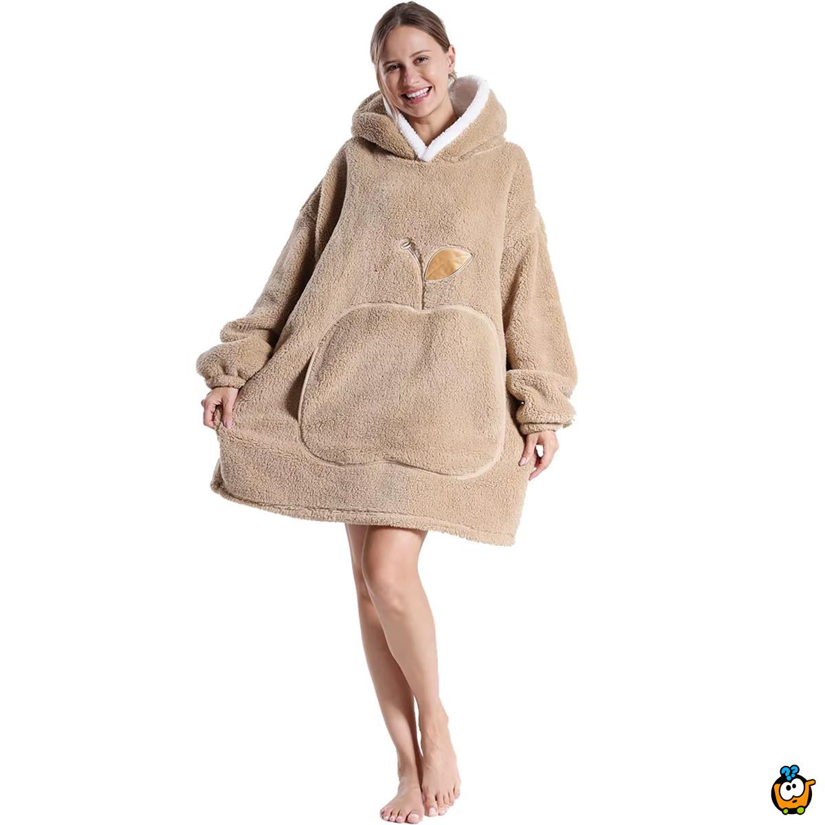 Hoodie Blanket - Toplo ćebe sa rukavima i kapuljačom