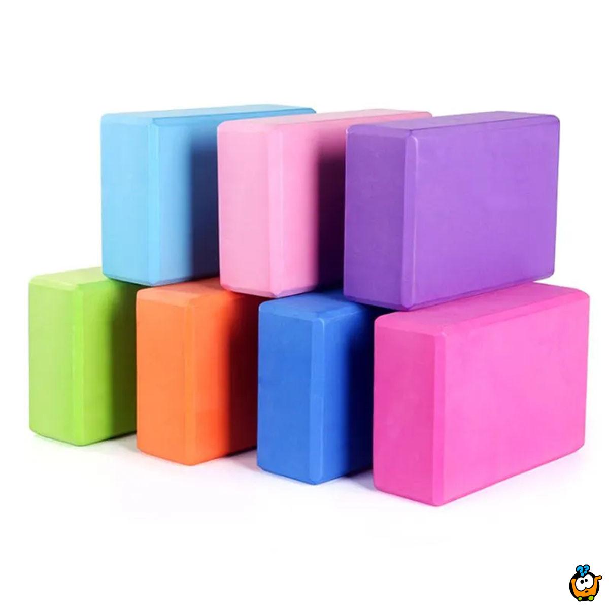 Yoga blok - sunđerasta cigla za jogu