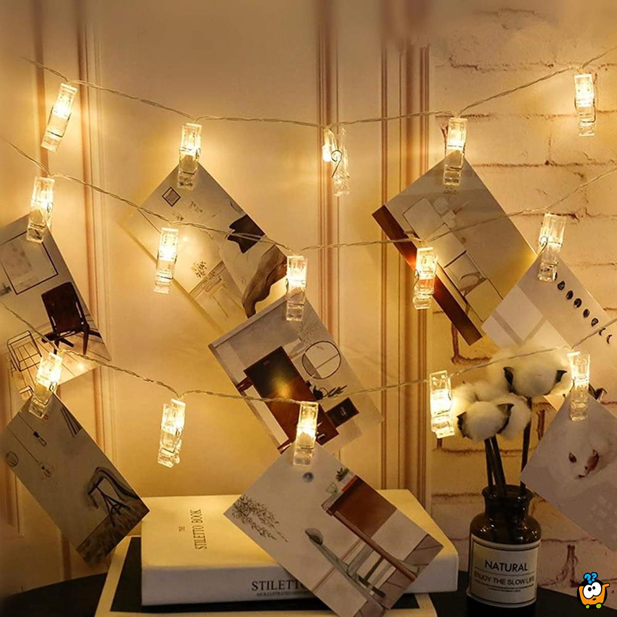 Light Clips - Svetleće štipaljke za magične trenutke