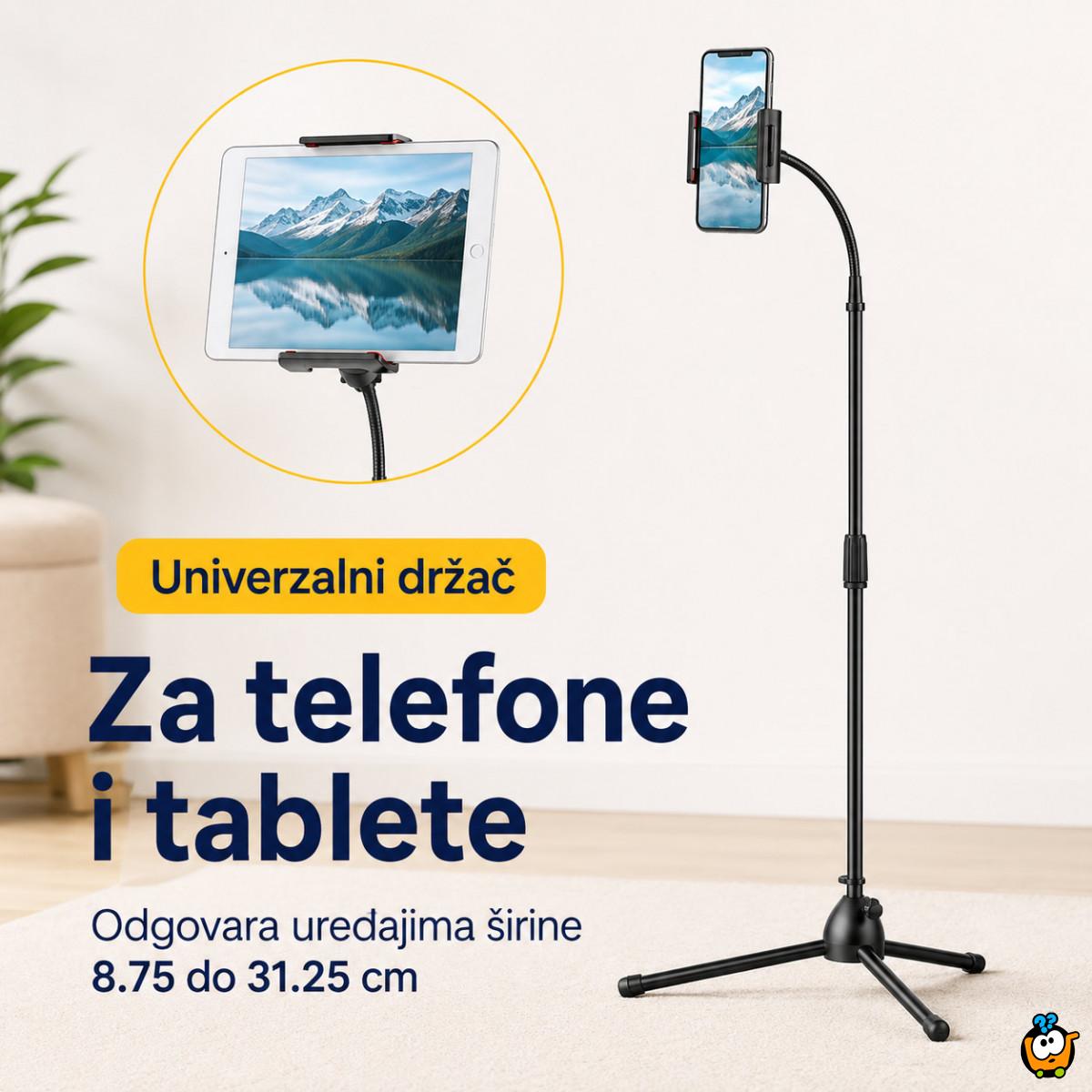 Visoki tripod stalak za telefon 360° – za snimanje, video pozive i gledanje sadržaja