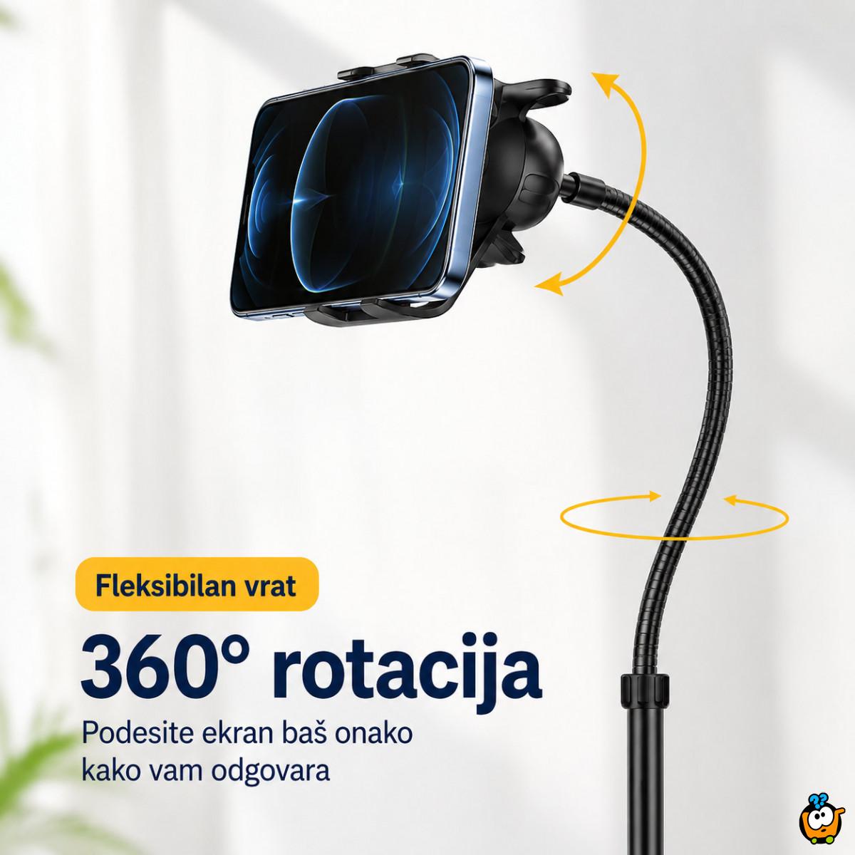 Visoki tripod stalak za telefon 360° – za snimanje, video pozive i gledanje sadržaja