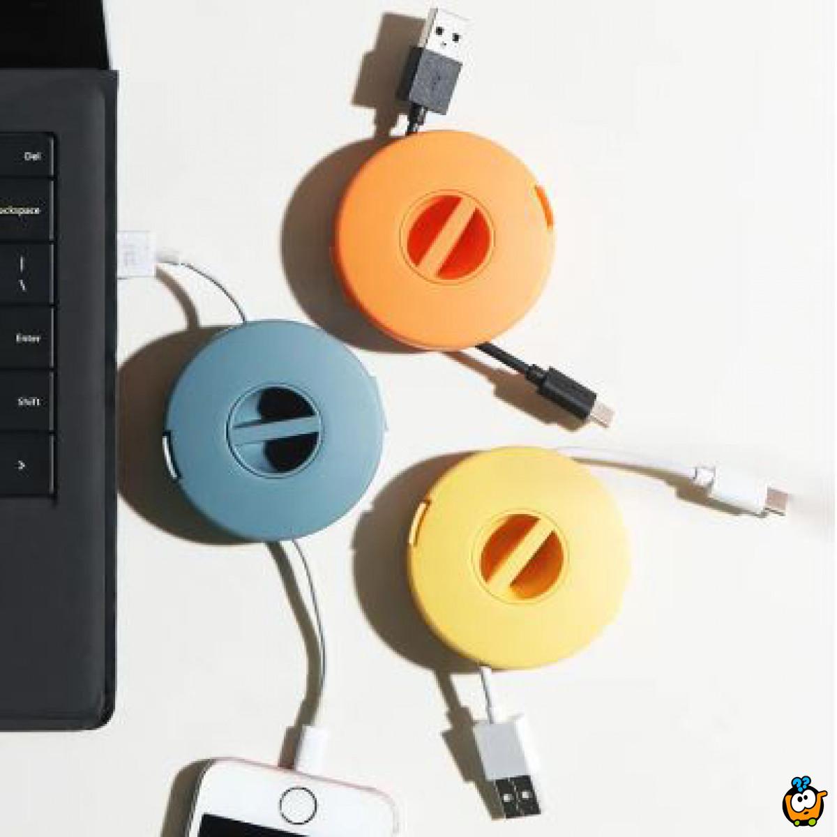 Mini Cable Box - Prenosiva kutija za kablove u okruglom pakovanju
