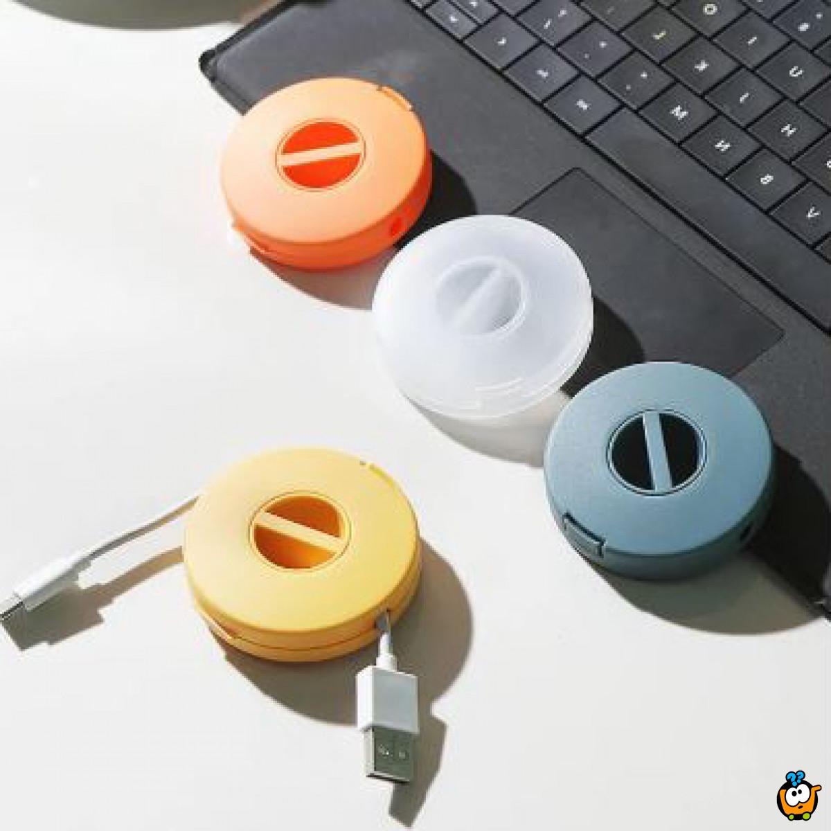 Mini Cable Box - Prenosiva kutija za kablove u okruglom pakovanju