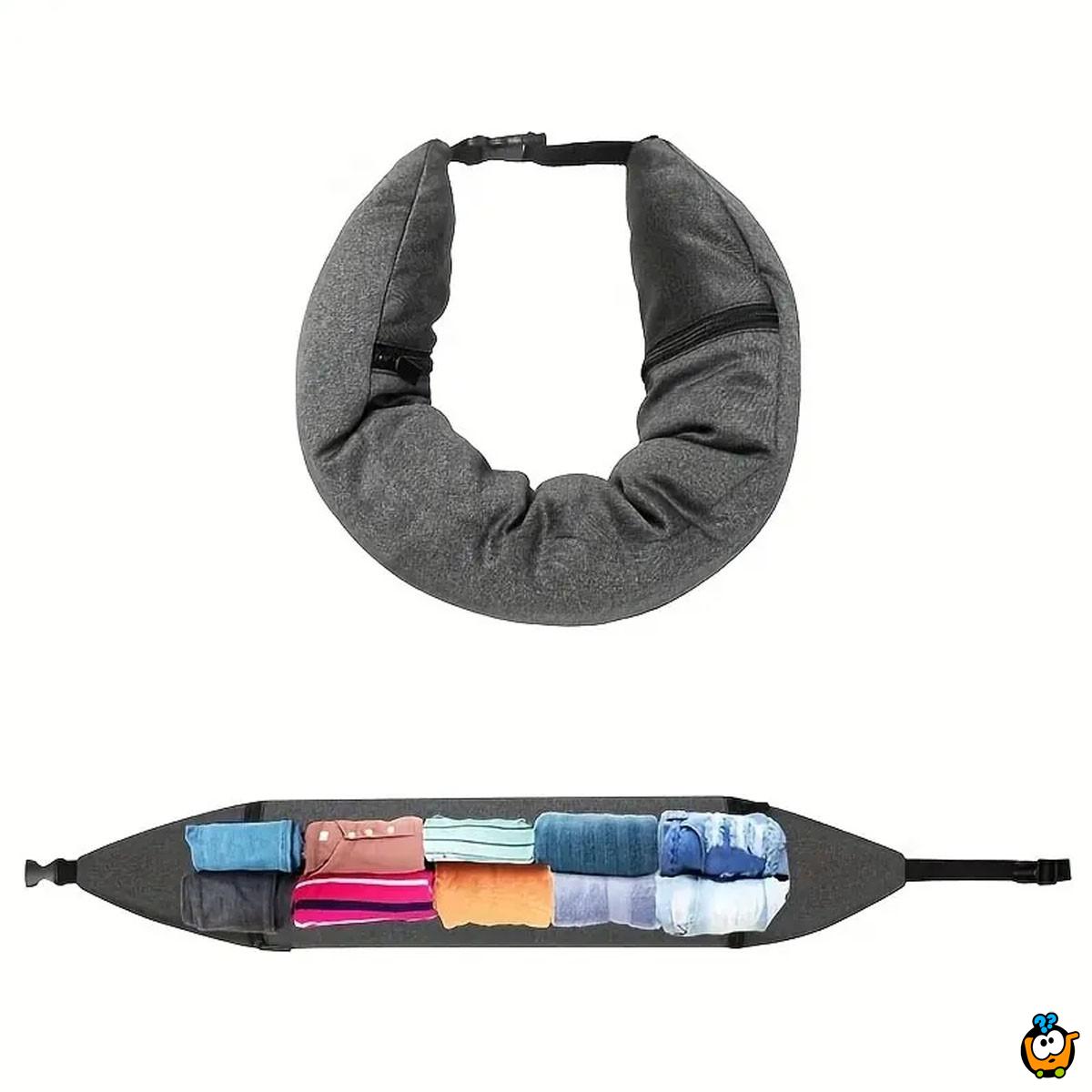 Pack and nap - jastuk za put sa skivenim otvorom za odeću