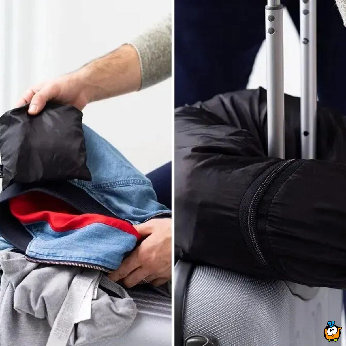 Pack and nap - jastuk za put sa skivenim otvorom za odeću