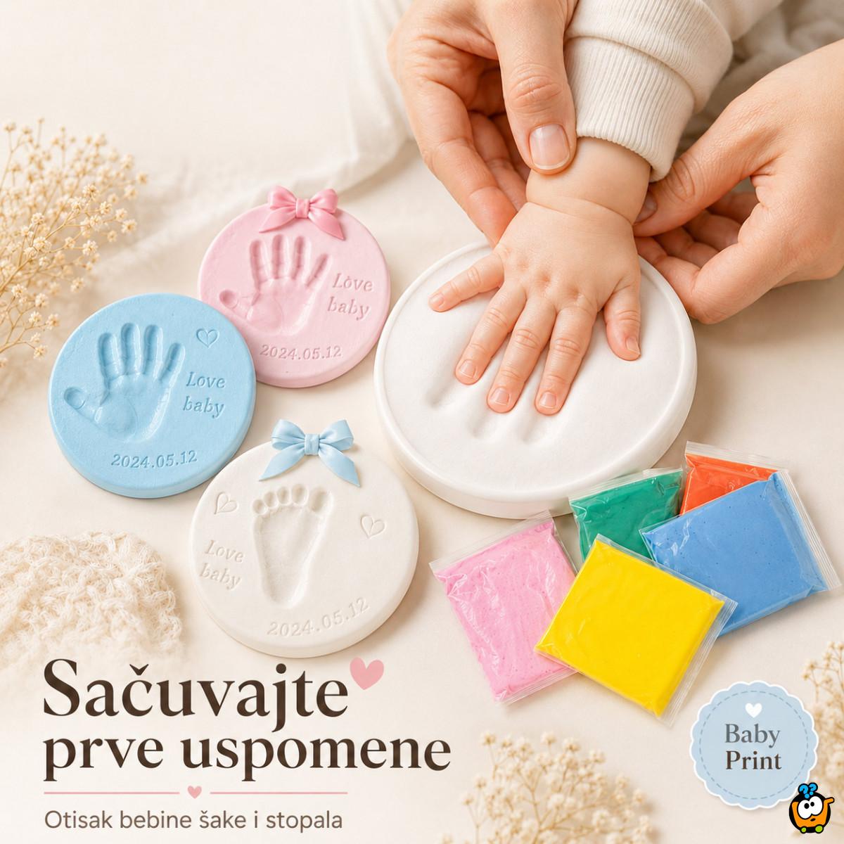 Penasta masa za otisak bebe – Baby Print uspomena