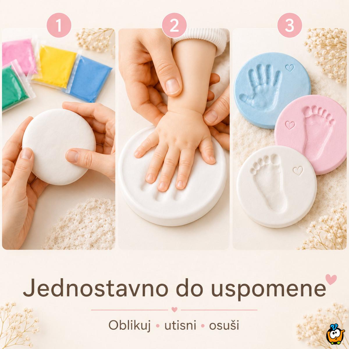 Penasta masa za otisak bebe – Baby Print uspomena