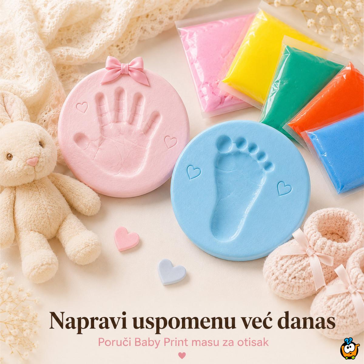 Penasta masa za otisak bebe – Baby Print uspomena