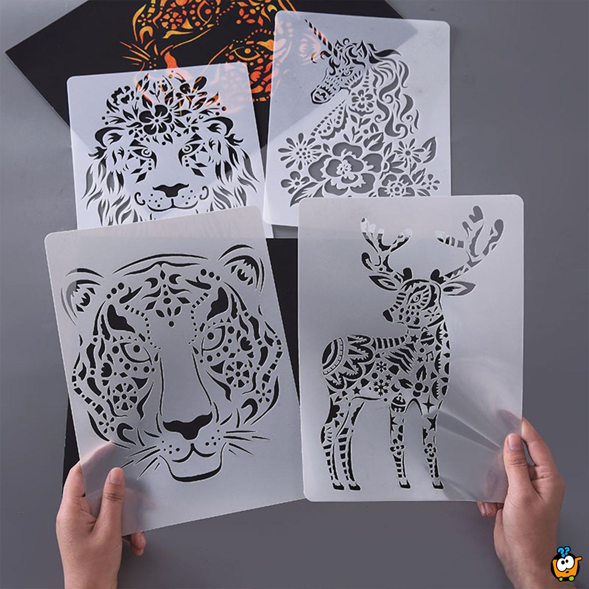 Art Sketch - Šablon za kreativno crtanje