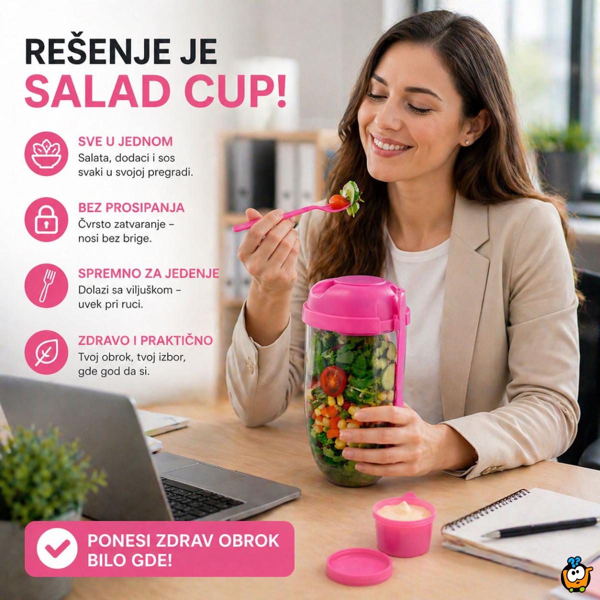 Salad Cup - Ponesi zdrav obrok bilo gde – bez prosipanja i muke