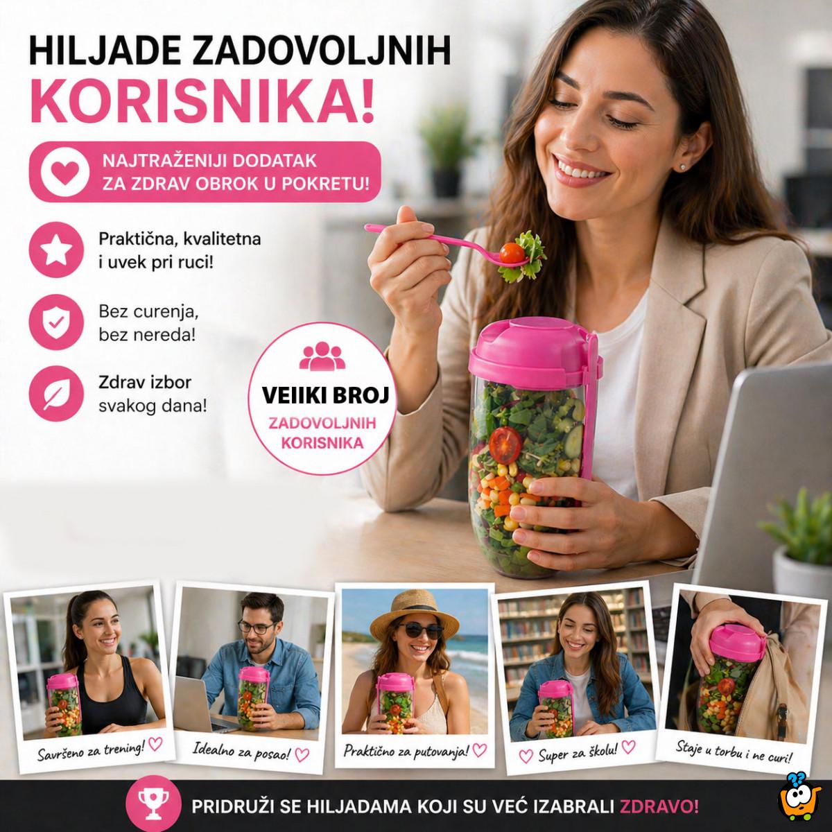 Salad Cup - Ponesi zdrav obrok bilo gde – bez prosipanja i muke