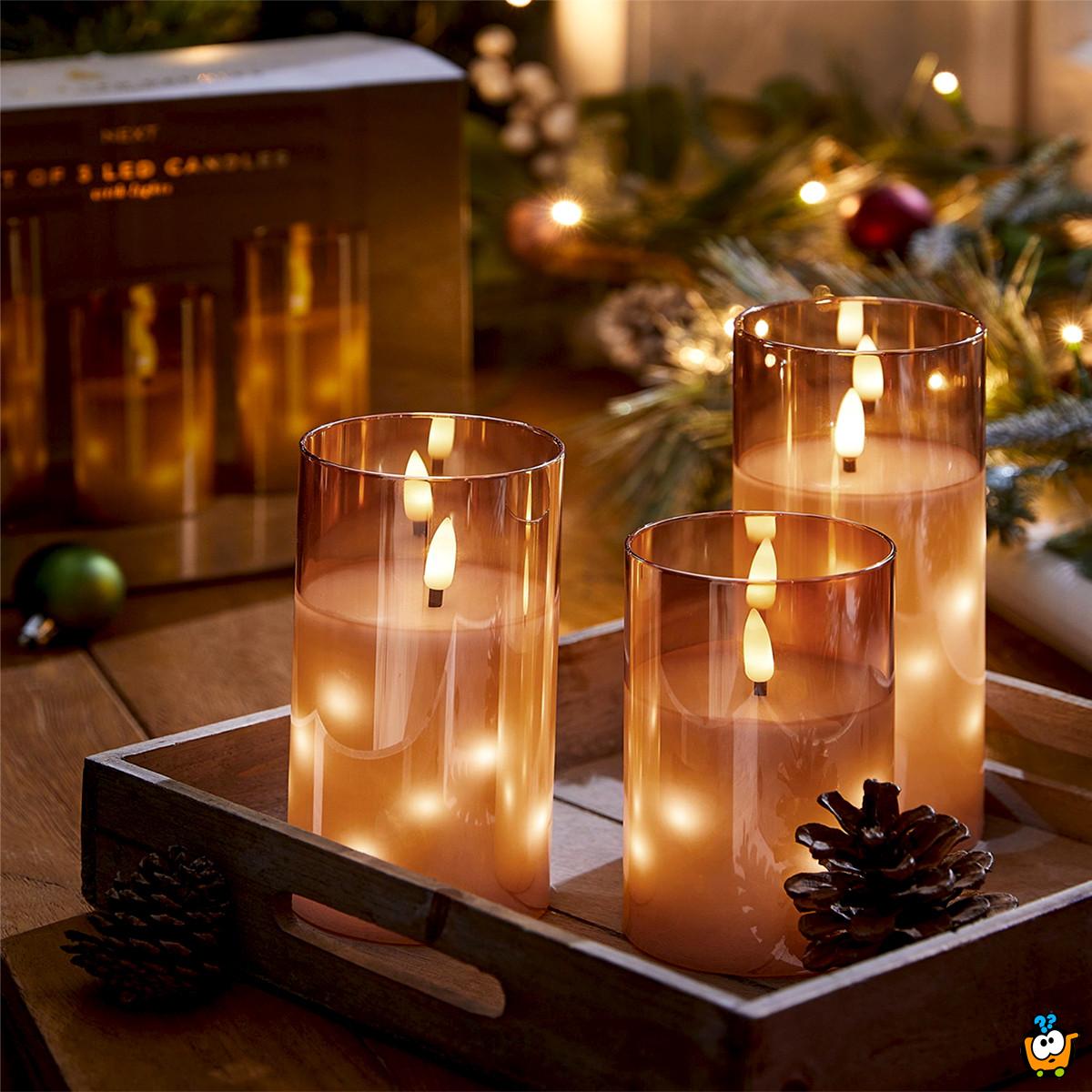 Candle harmony - Dekorativni set od 3 LED sveće na baterije