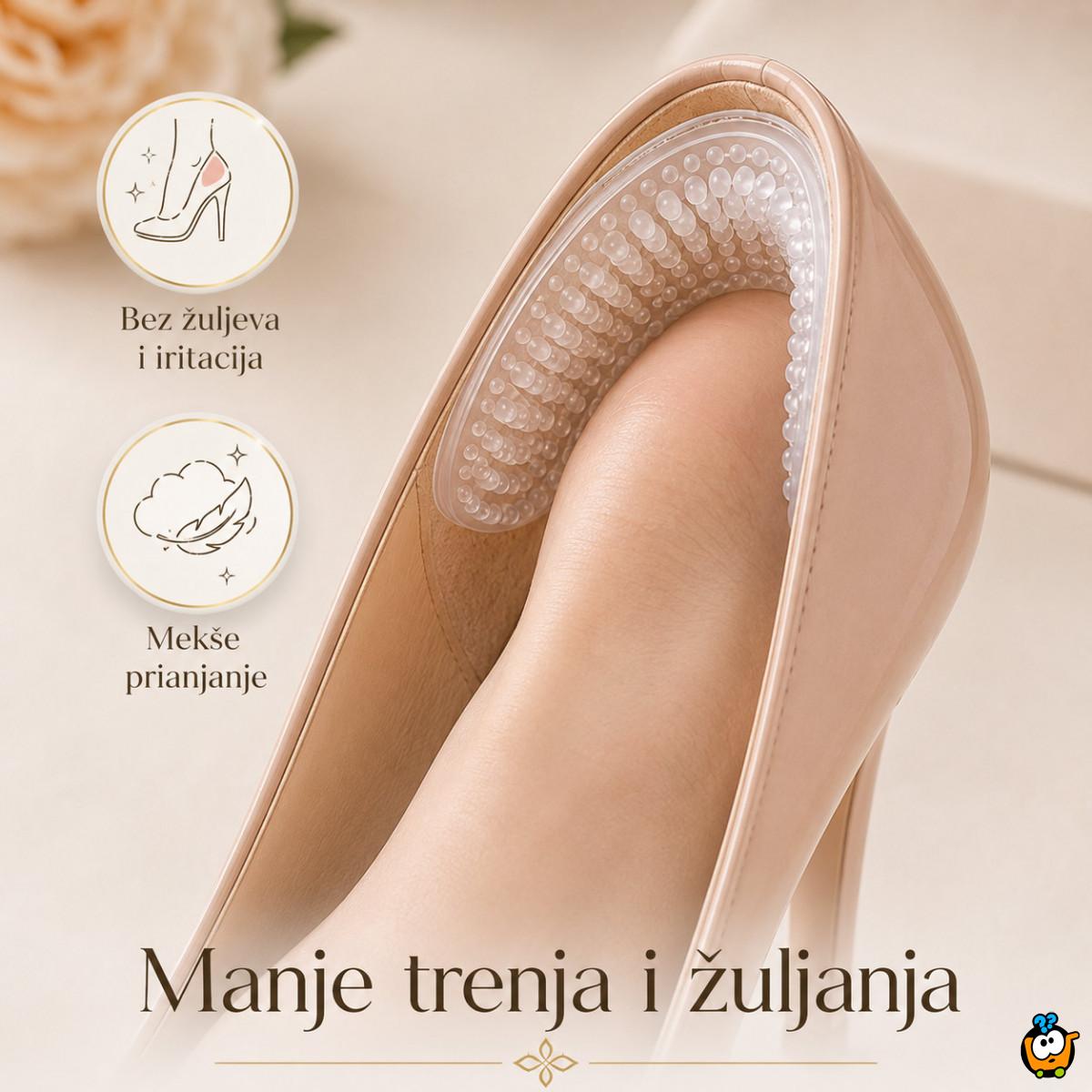 Set 3 para providnih silikonskih uložaka za petu – stabilniji korak bez klizanja
