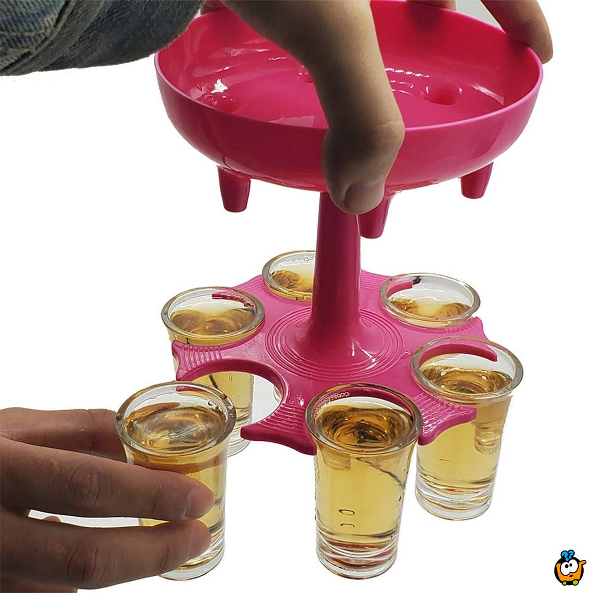 Hot Shot - Šot dozator sa 6 čašica