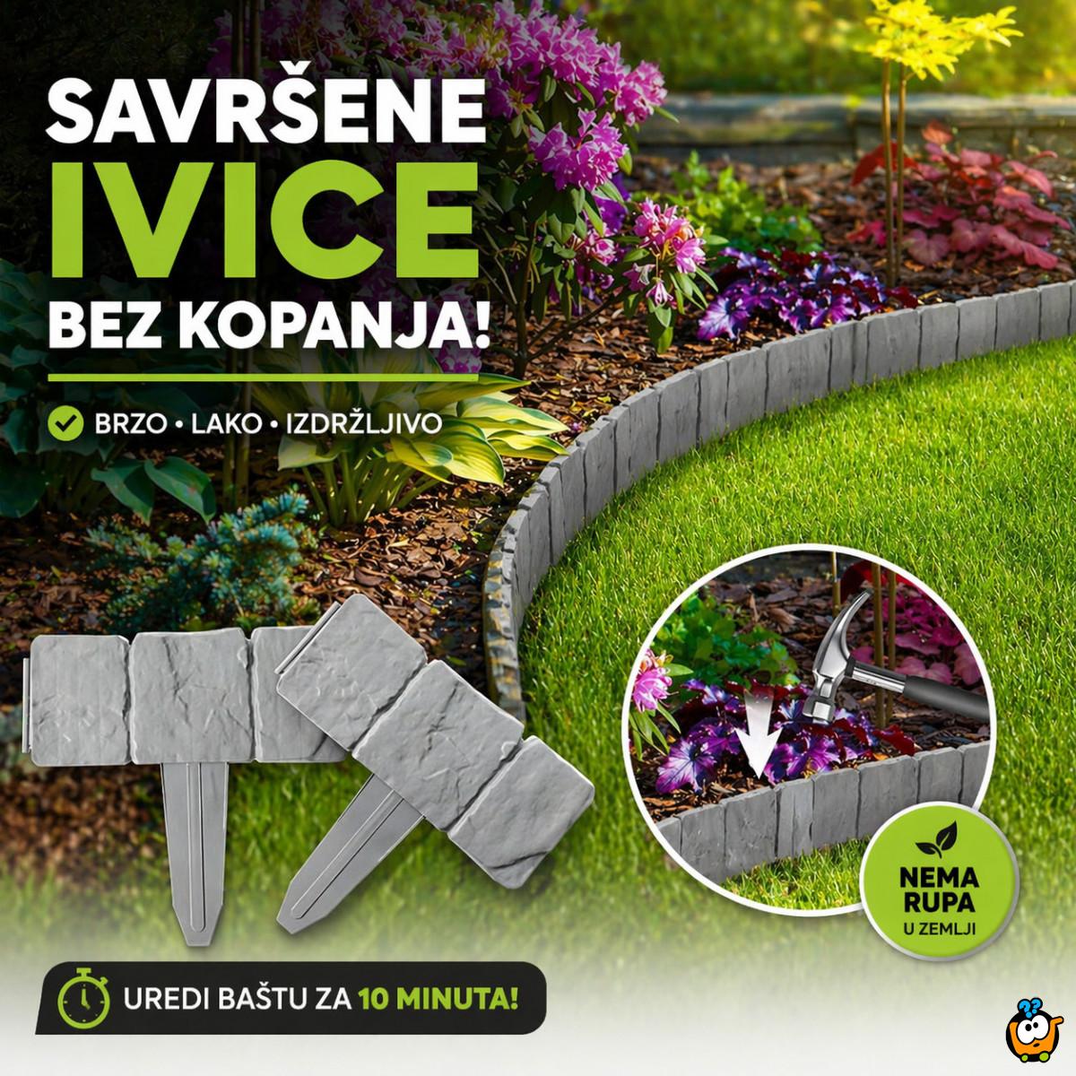 StoneFence ogradica - Uredi dvorište kao iz časopisa – bez napora