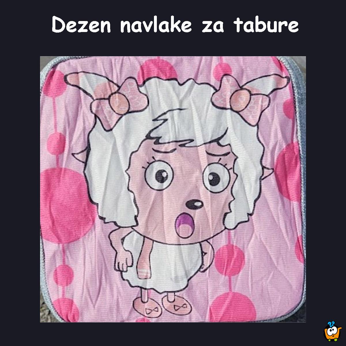 Tabure sa drvenim nogarama - ROZE OVČICA