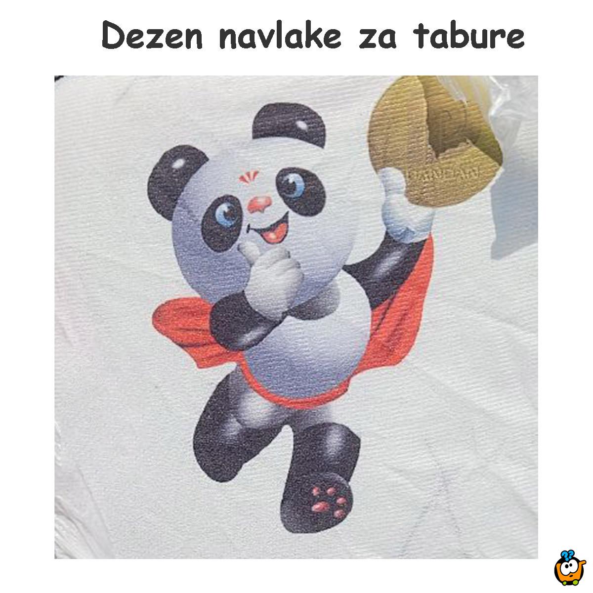 Tabure sa drvenim nogarama - PANDA U TRKU