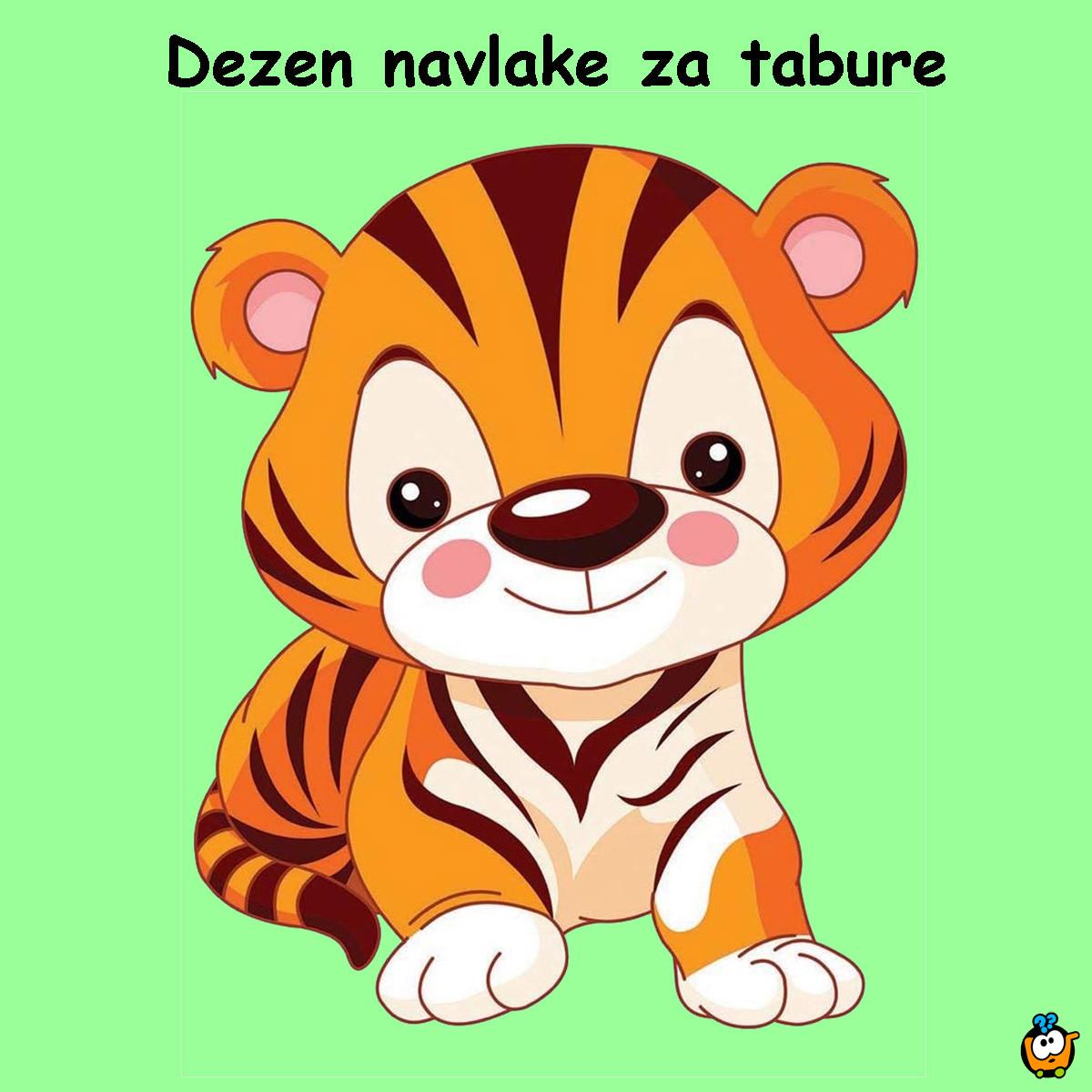 Tabure sa drvenim nogarama - TIGRIĆ