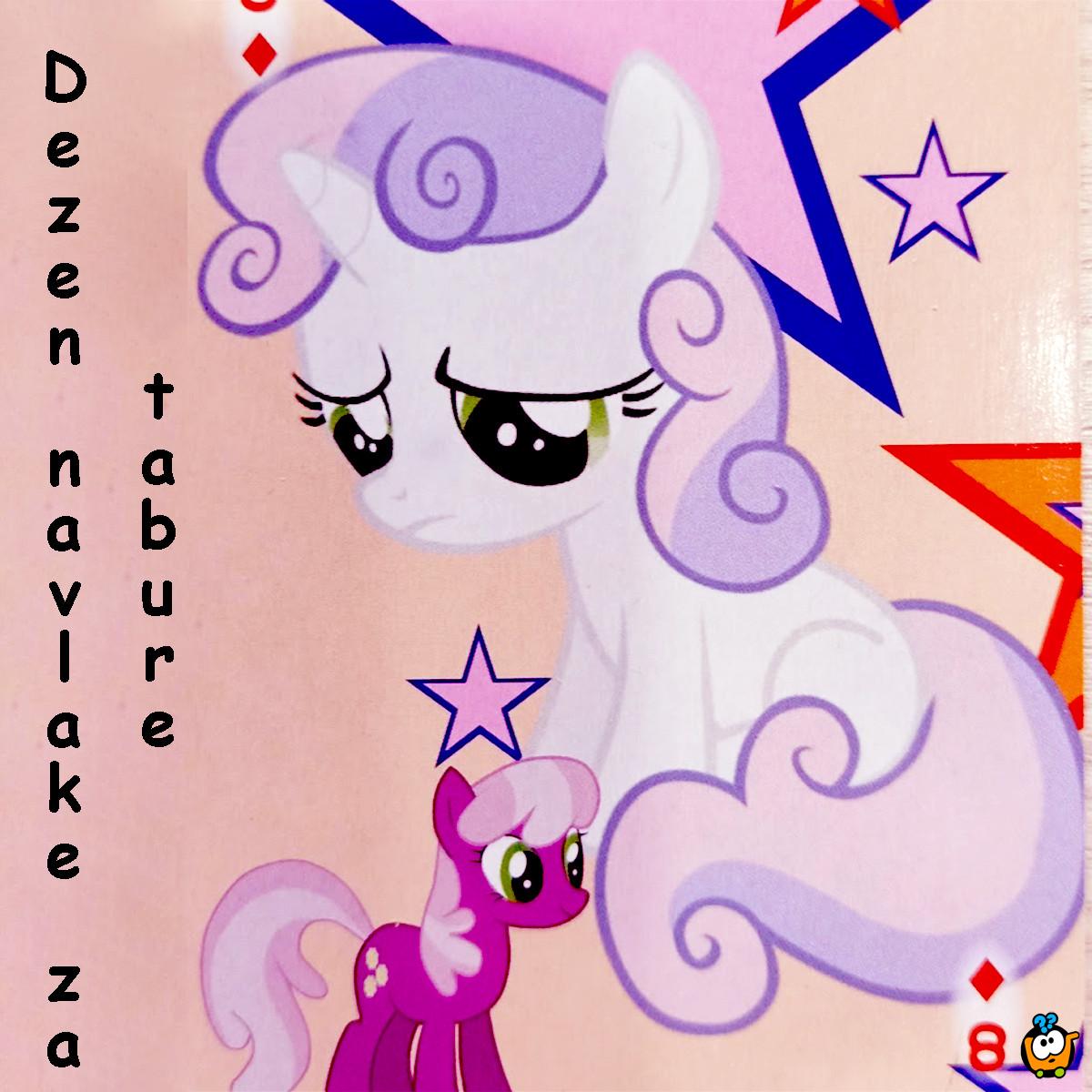 Tabure sa drvenim nogarama - ROZE PONI