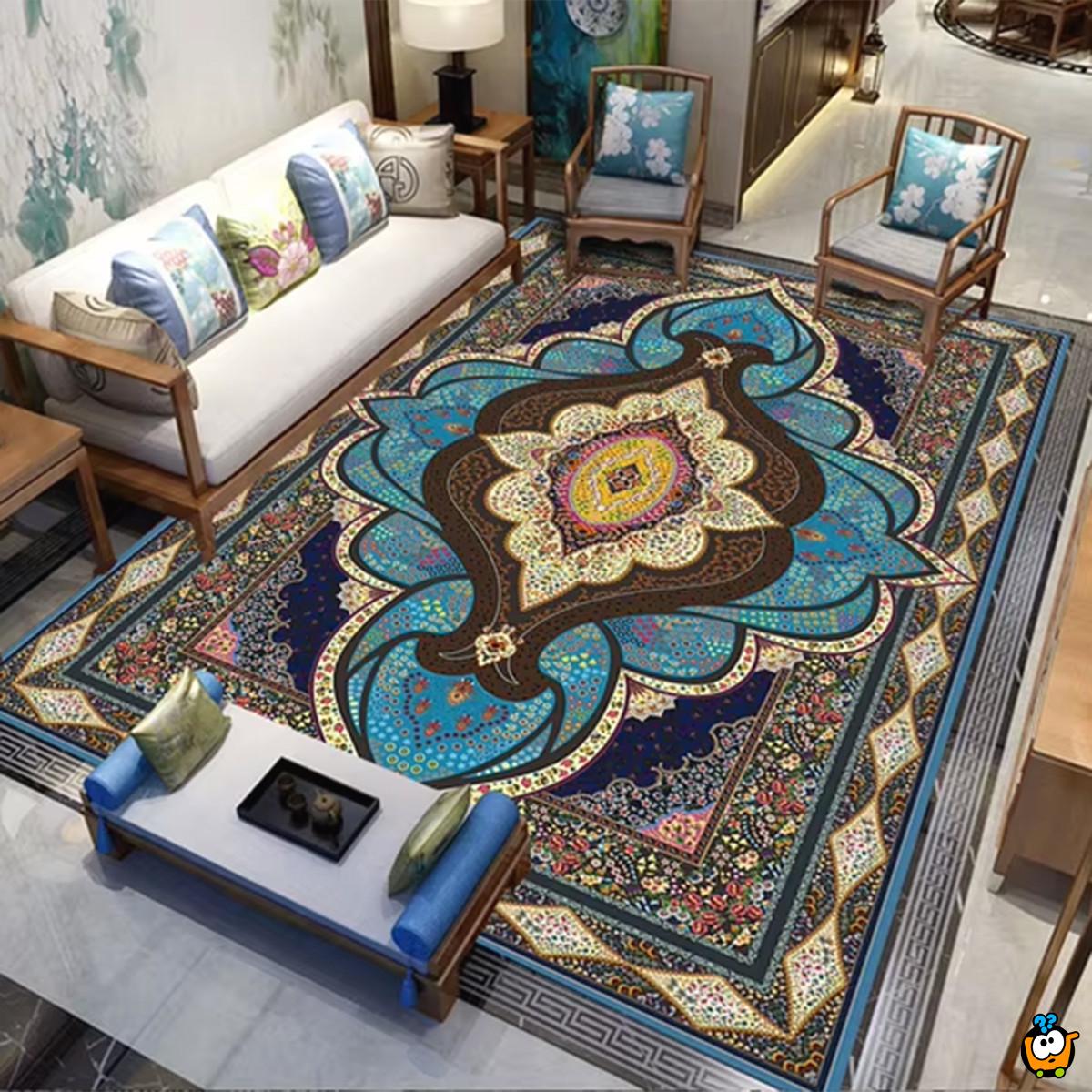 Retro Orient tepih za dnevnu sobu 120x160