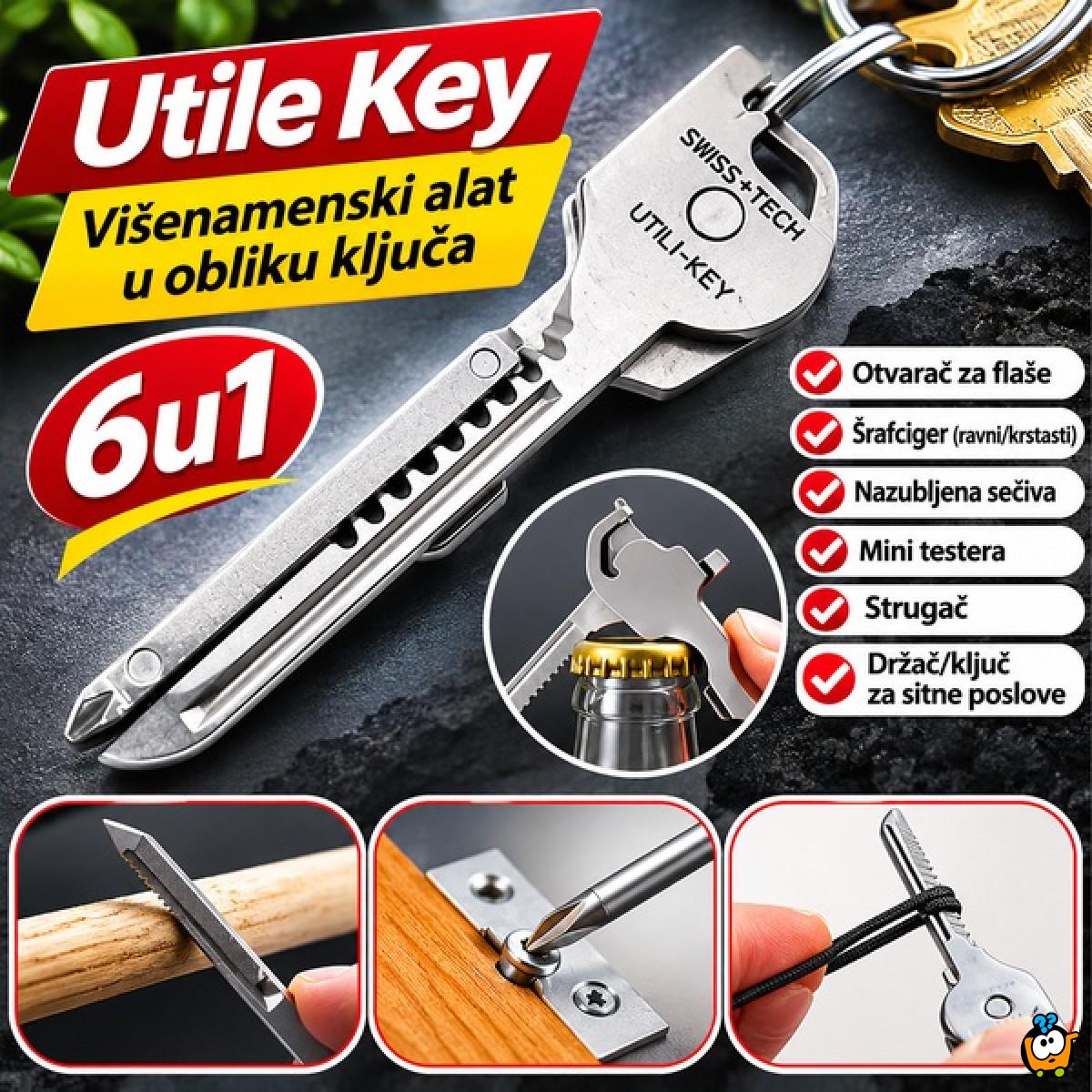 6in1 Utile key - Višenamenski alat u obliku ključa