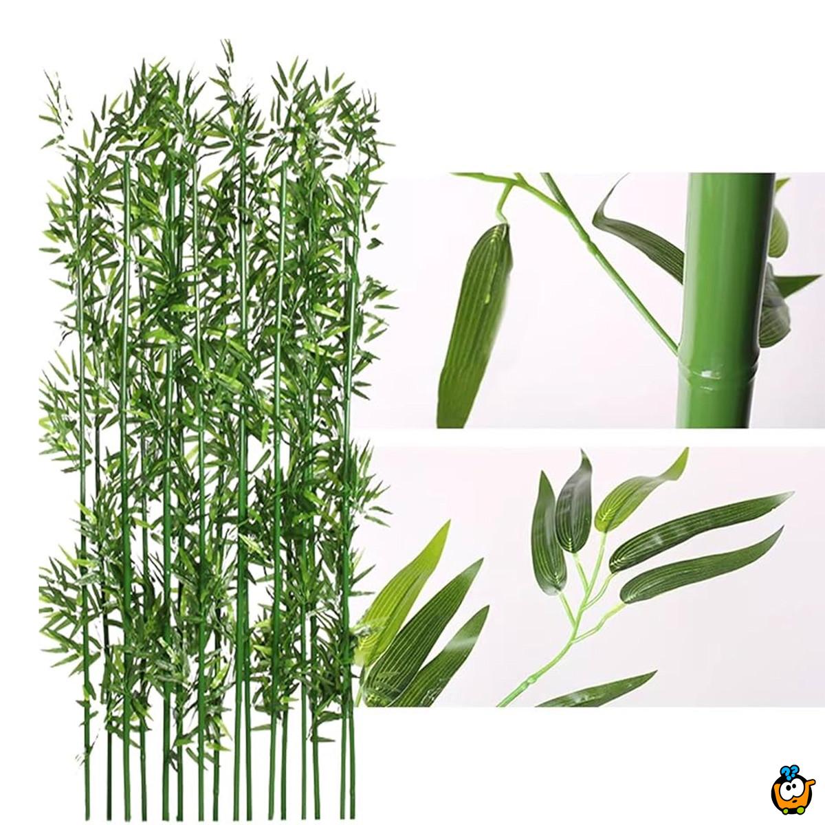Veštački bambus 1m - Dekoracija baštenskog pejzaža