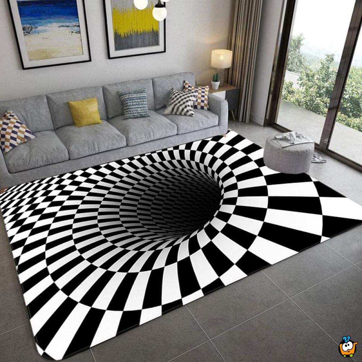 OPTICAL ILLUSION RUG - Autentični tepih iluzije 120x160 cm