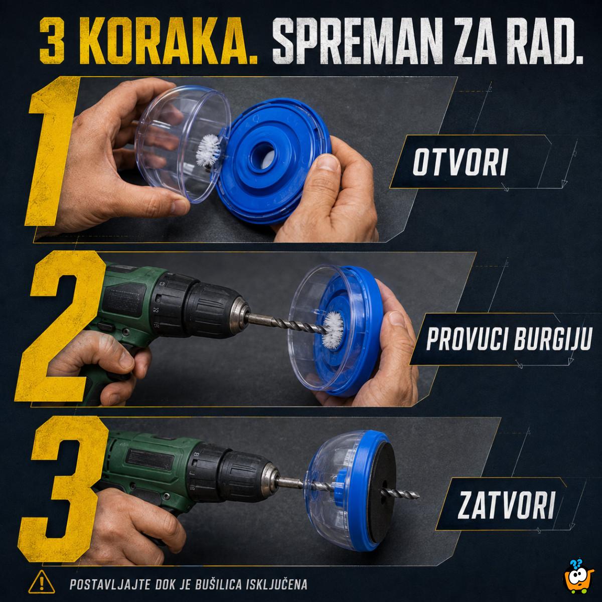 Sakupljač prašine za bušilicu – za čistije bušenje zidova